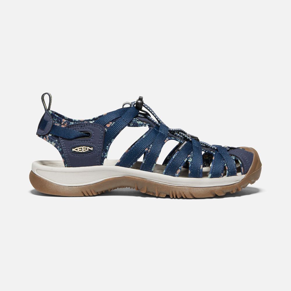 Keen Whisper Sandaler Dame Mørkeblå | FDSIC-0231